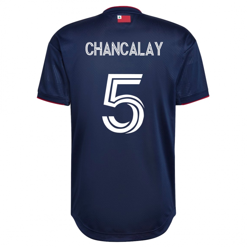Børn Tomás Chancalay #5 Flåde Hjemmebane Spillertrøjer 2023/24 Trøje T-Shirt