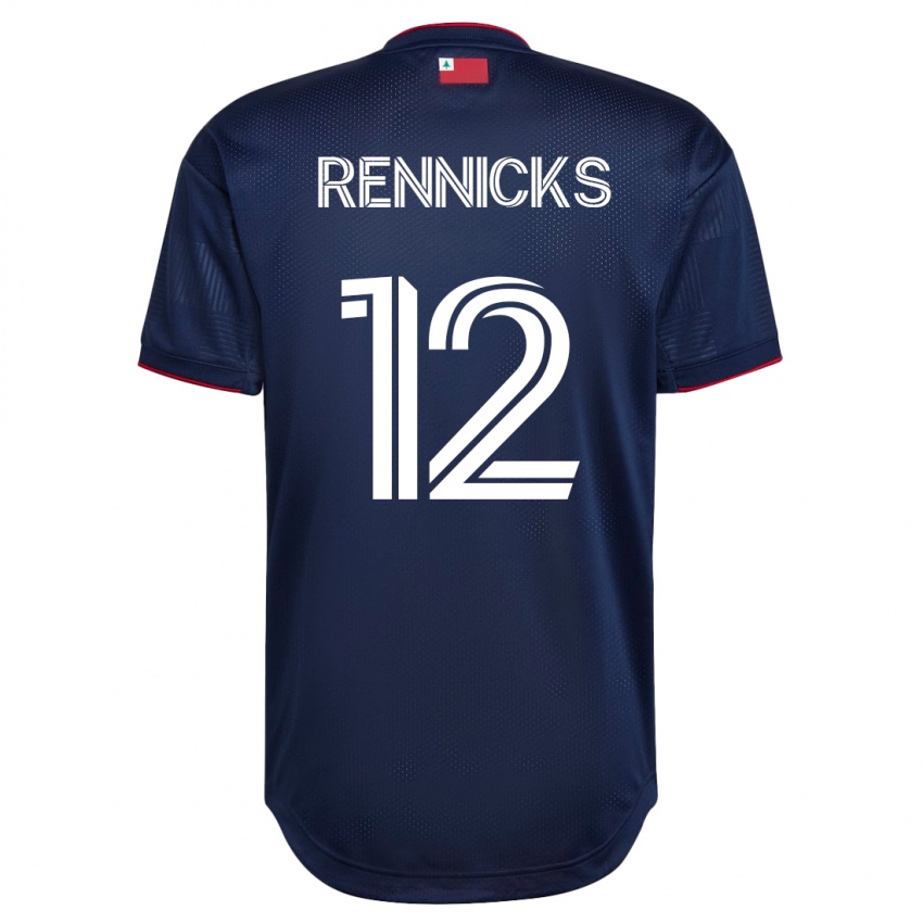 Børn Justin Rennicks #12 Flåde Hjemmebane Spillertrøjer 2023/24 Trøje T-Shirt