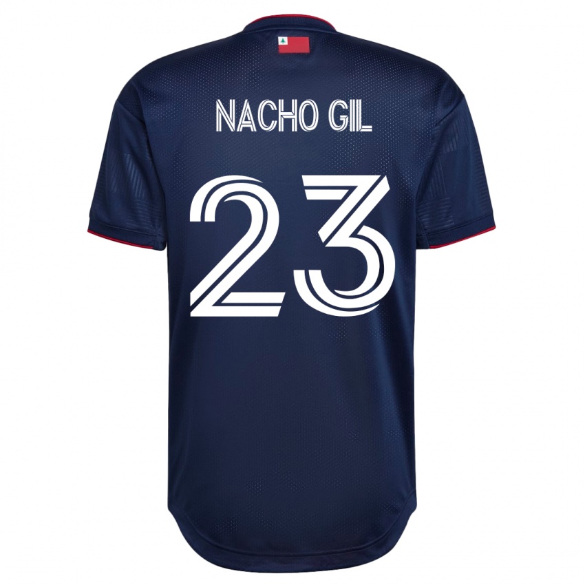 Børn Nacho Gil #23 Flåde Hjemmebane Spillertrøjer 2023/24 Trøje T-Shirt