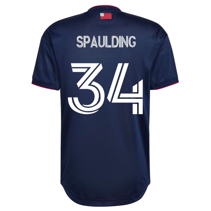 Børn Ryan Spaulding #34 Flåde Hjemmebane Spillertrøjer 2023/24 Trøje T-Shirt