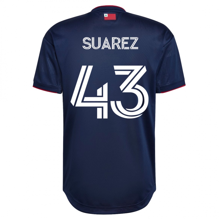 Børn Santiago Suárez #43 Flåde Hjemmebane Spillertrøjer 2023/24 Trøje T-Shirt