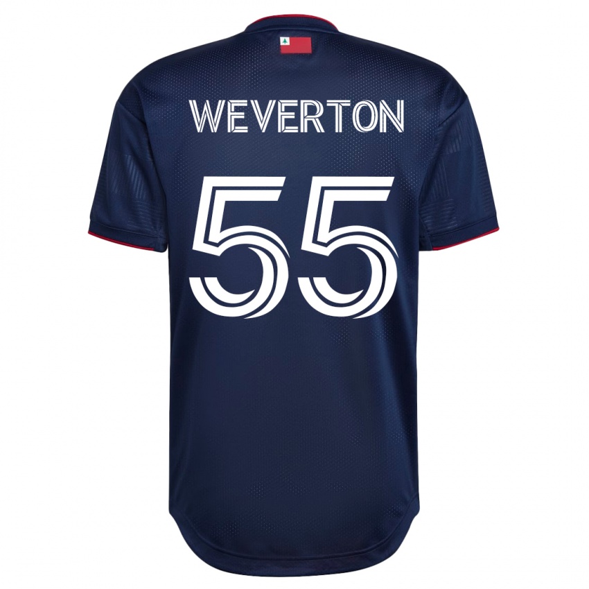 Børn Weverton #55 Flåde Hjemmebane Spillertrøjer 2023/24 Trøje T-Shirt