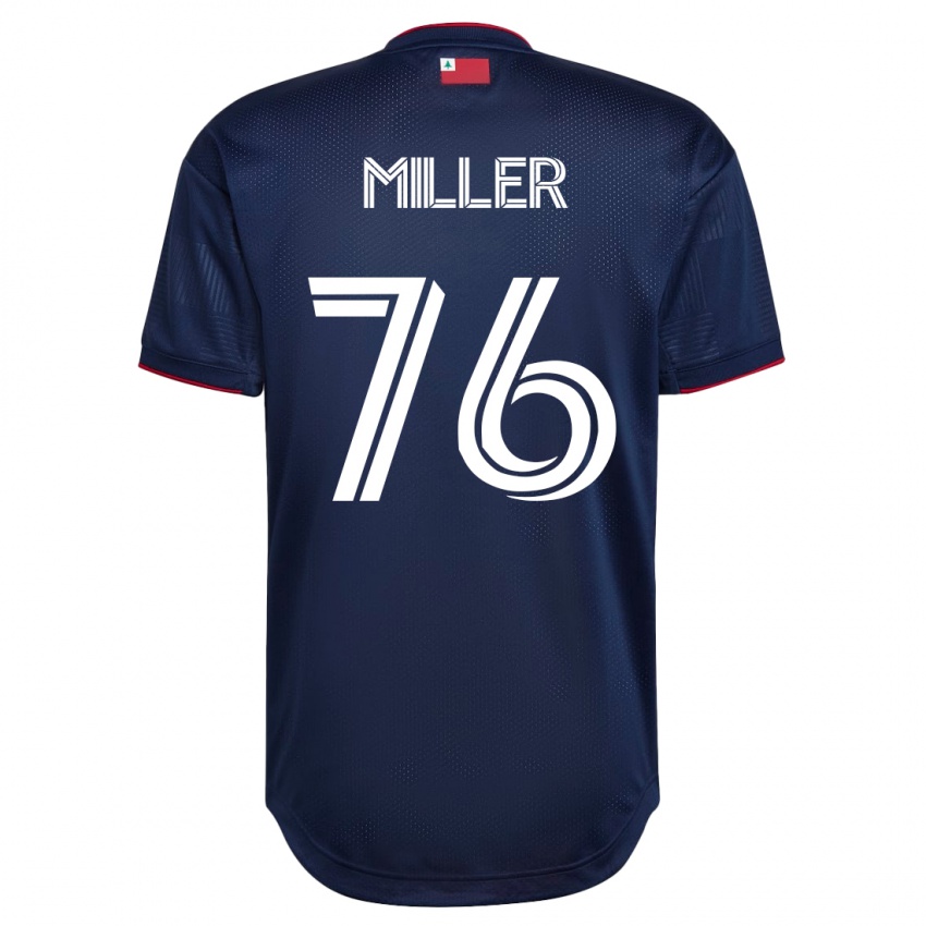 Børn Peyton Miller #76 Flåde Hjemmebane Spillertrøjer 2023/24 Trøje T-Shirt