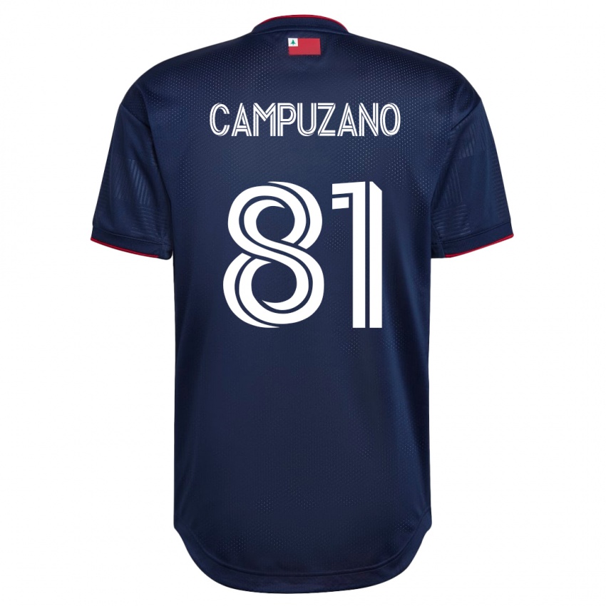 Børn Nico Campuzano #81 Flåde Hjemmebane Spillertrøjer 2023/24 Trøje T-Shirt