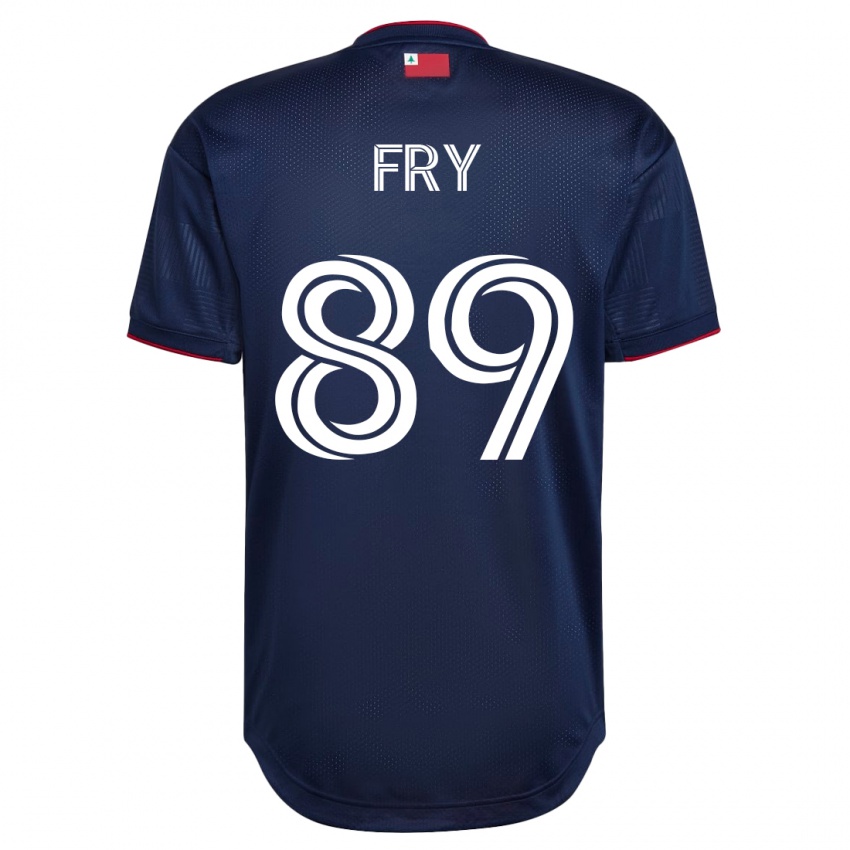 Børn Malcolm Fry #89 Flåde Hjemmebane Spillertrøjer 2023/24 Trøje T-Shirt