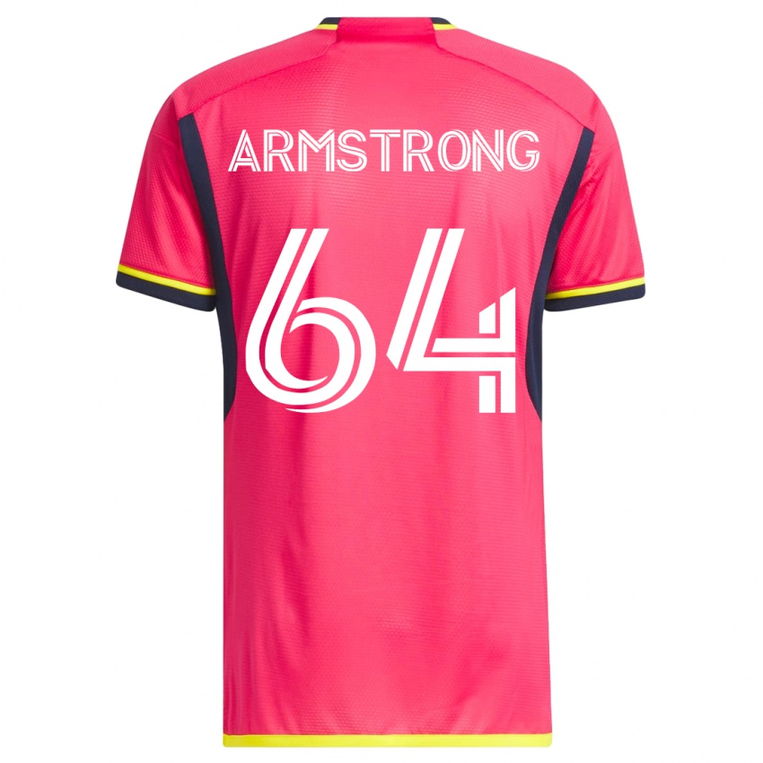 Børn Dida Armstrong #64 Lyserød Hjemmebane Spillertrøjer 2023/24 Trøje T-Shirt