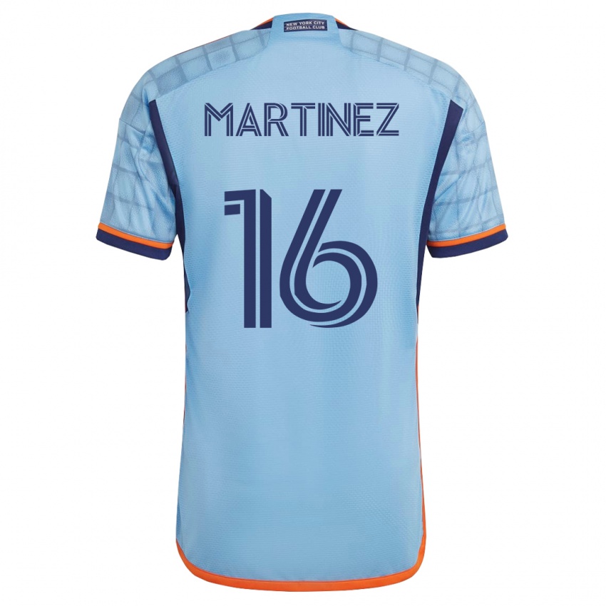 Børn Alonso Martínez #16 Blå Hjemmebane Spillertrøjer 2023/24 Trøje T-Shirt