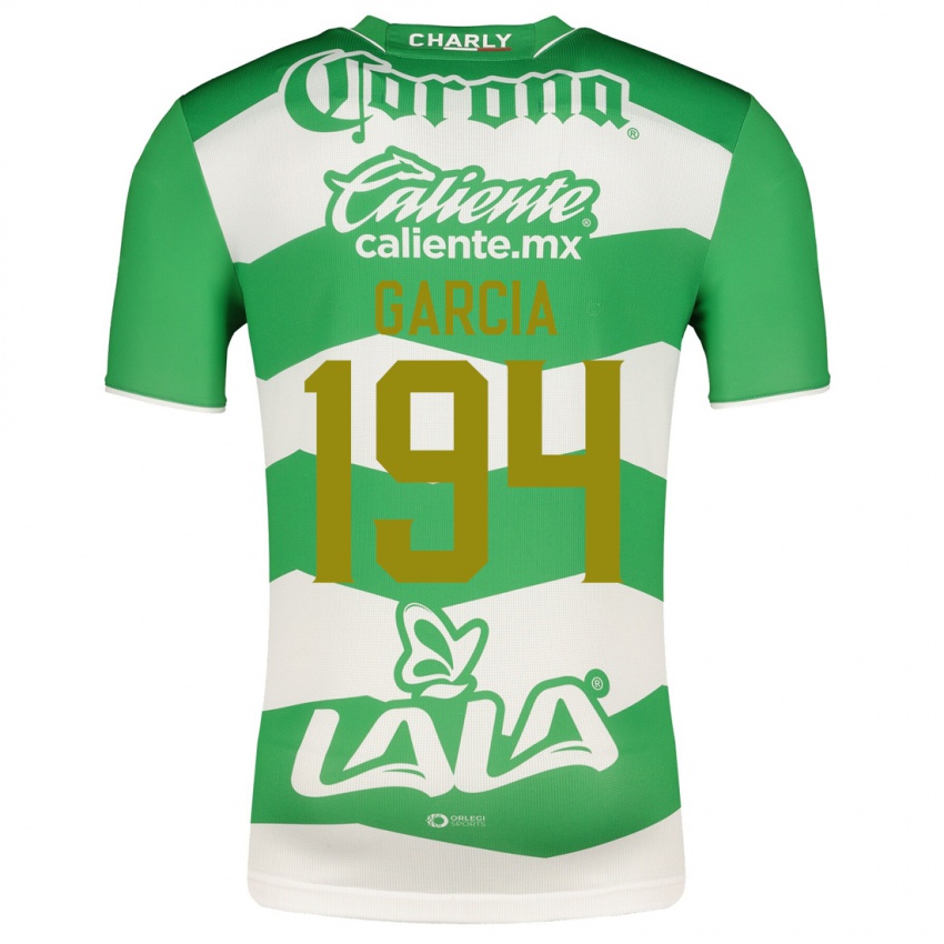 Børn Anthony García #194 Grøn Hjemmebane Spillertrøjer 2023/24 Trøje T-Shirt