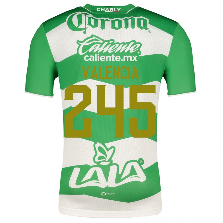 Børn Álex Valencia #245 Grøn Hjemmebane Spillertrøjer 2023/24 Trøje T-Shirt