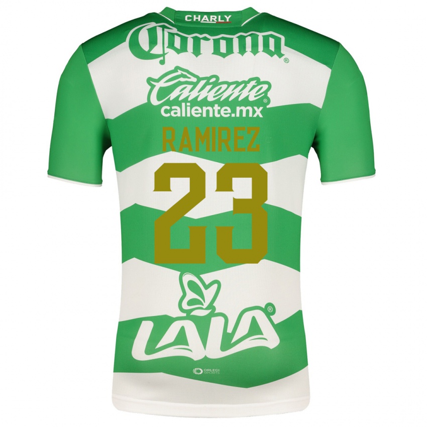 Børn Alexxandra Ramírez #23 Grøn Hjemmebane Spillertrøjer 2023/24 Trøje T-Shirt