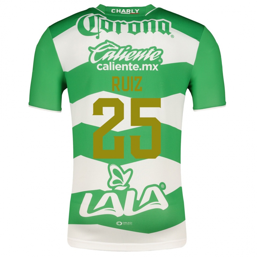 Børn Michel Ruiz #25 Grøn Hjemmebane Spillertrøjer 2023/24 Trøje T-Shirt