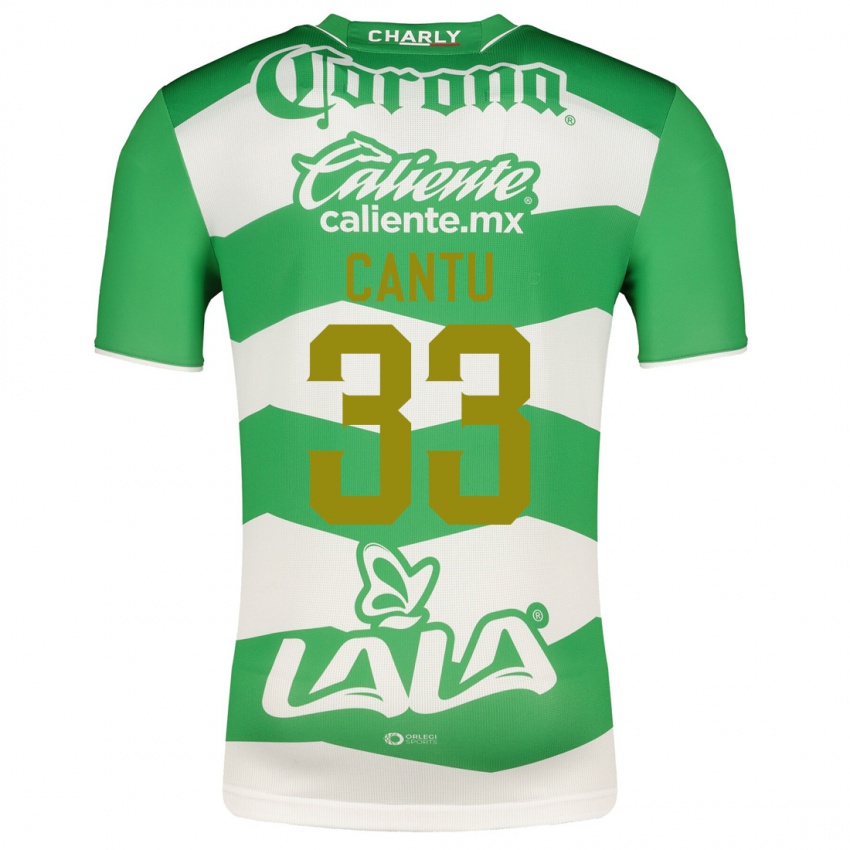 Børn Aida Cantú #33 Grøn Hjemmebane Spillertrøjer 2023/24 Trøje T-Shirt
