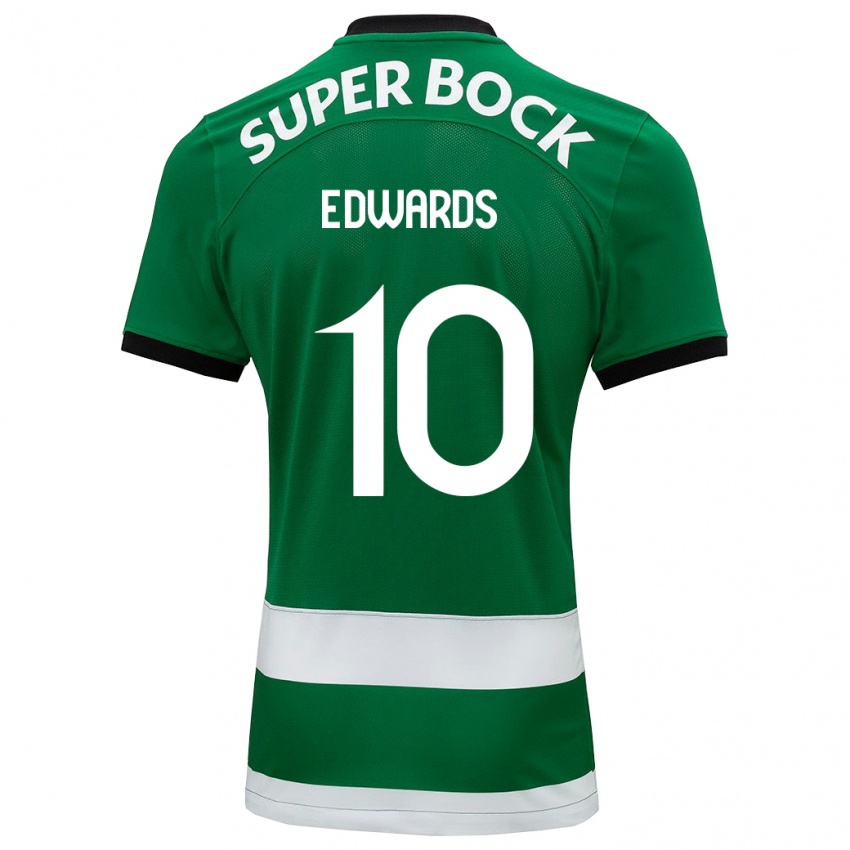 Børn Marcus Edwards #10 Grøn Hjemmebane Spillertrøjer 2023/24 Trøje T-Shirt
