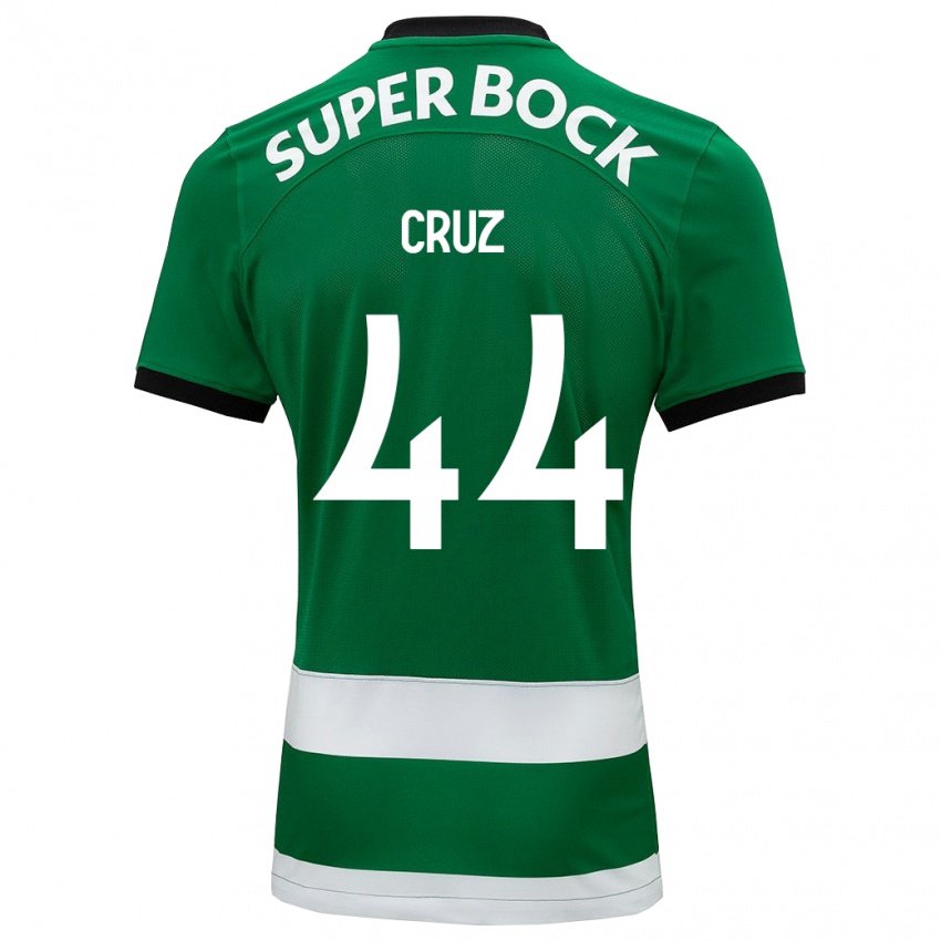 Børn Marco Cruz #44 Grøn Hjemmebane Spillertrøjer 2023/24 Trøje T-Shirt