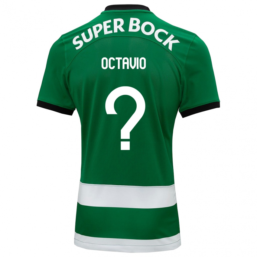 Børn Tiago Octávio #0 Grøn Hjemmebane Spillertrøjer 2023/24 Trøje T-Shirt