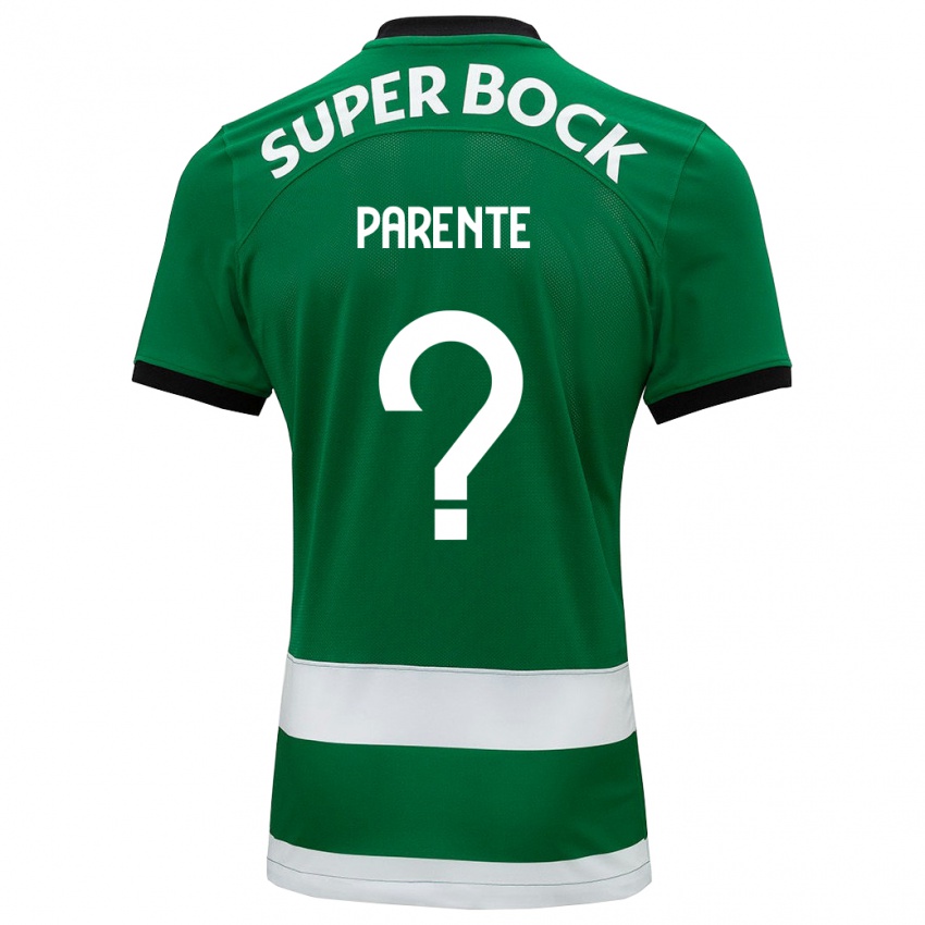 Børn Tiago Parente #0 Grøn Hjemmebane Spillertrøjer 2023/24 Trøje T-Shirt