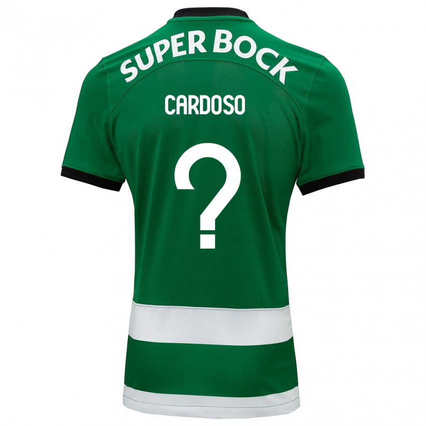 Børn Diogo Cardoso #0 Grøn Hjemmebane Spillertrøjer 2023/24 Trøje T-Shirt