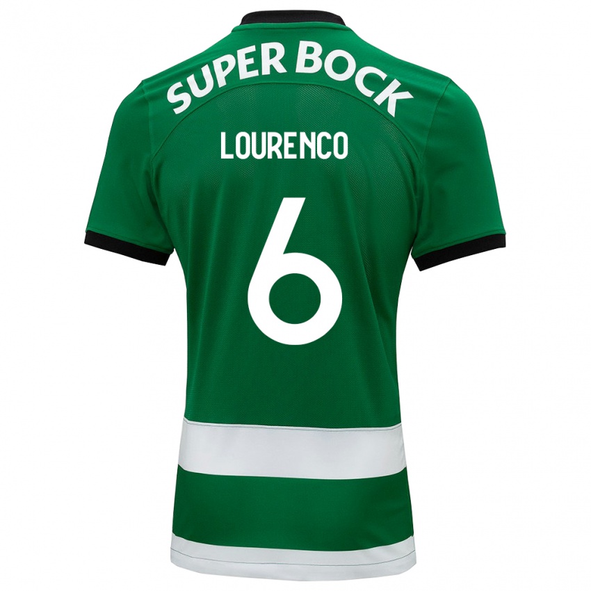 Børn Bruna Lourenço Urbano Costa #6 Grøn Hjemmebane Spillertrøjer 2023/24 Trøje T-Shirt