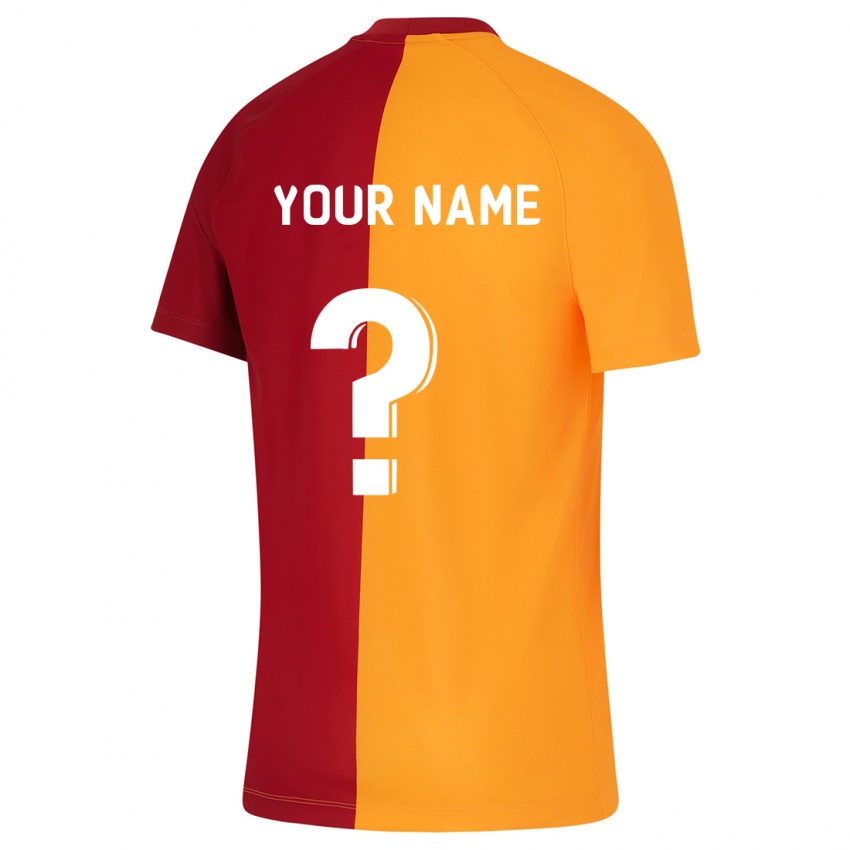 Børn Dit Navn #0 Appelsin Hjemmebane Spillertrøjer 2023/24 Trøje T-Shirt