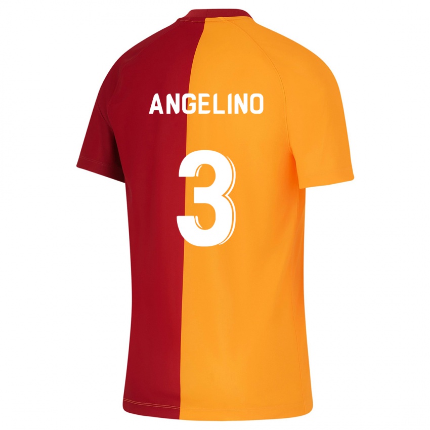 Børn Angelino #3 Appelsin Hjemmebane Spillertrøjer 2023/24 Trøje T-Shirt