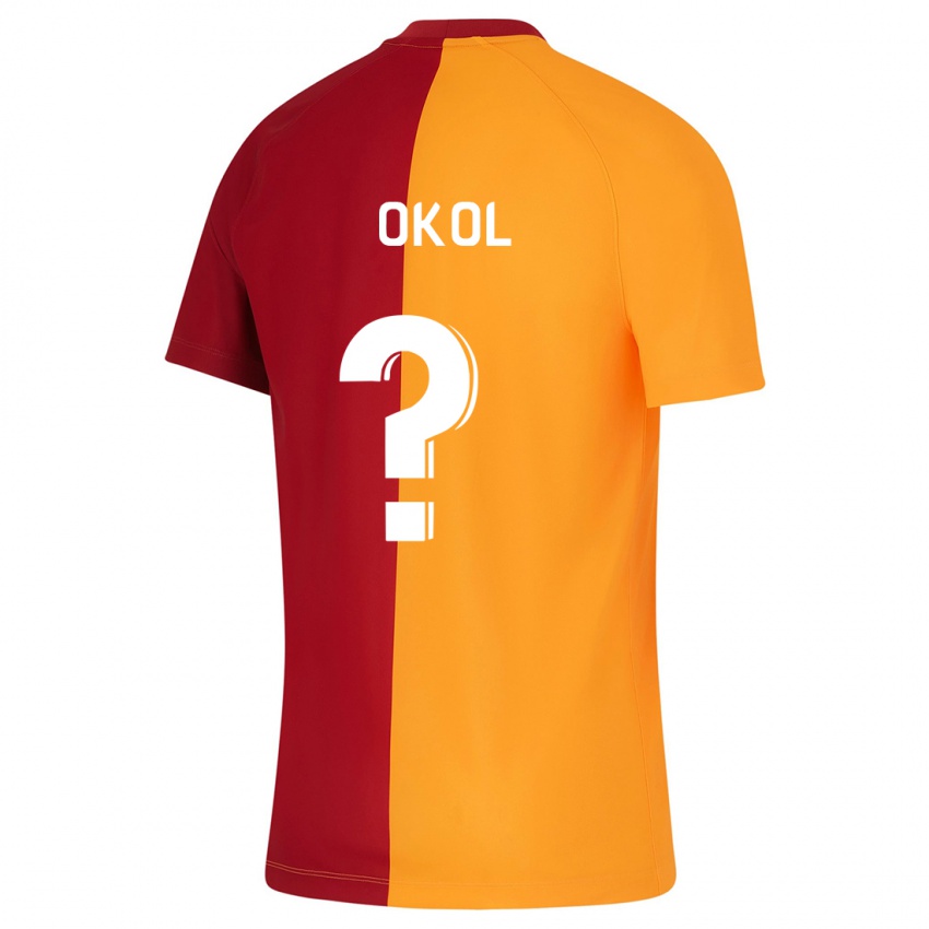 Børn Umut Okol #0 Appelsin Hjemmebane Spillertrøjer 2023/24 Trøje T-Shirt