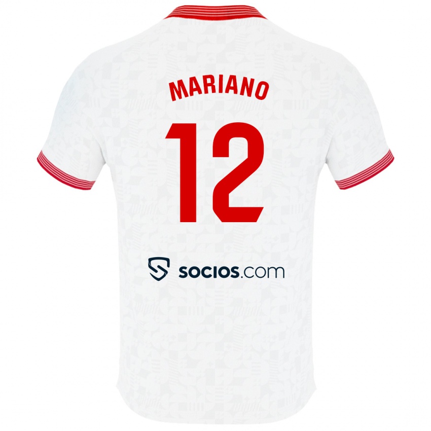 Børn Mariano Diaz #12 Hvid Hjemmebane Spillertrøjer 2023/24 Trøje T-Shirt