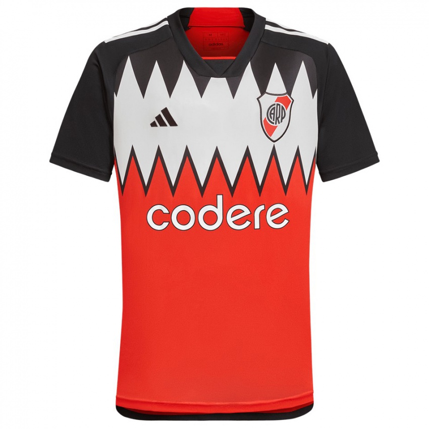 Børn Claudio Echeverri #19 Rød Udebane Spillertrøjer 2023/24 Trøje T-Shirt