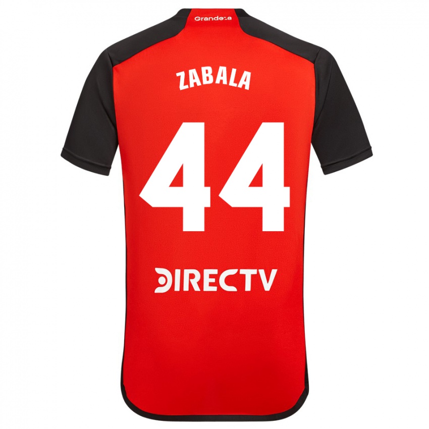 Børn Daniel Zabala #44 Rød Udebane Spillertrøjer 2023/24 Trøje T-Shirt