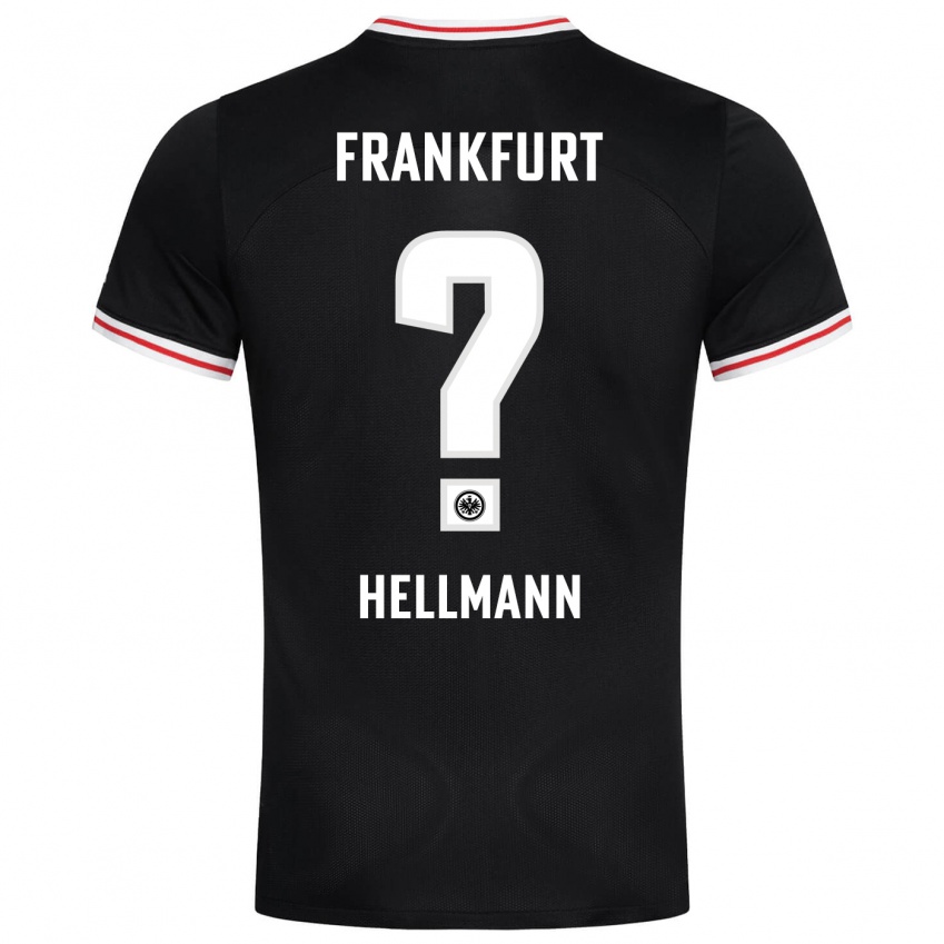 Børn Melvin Hellmann #0 Sort Udebane Spillertrøjer 2023/24 Trøje T-Shirt