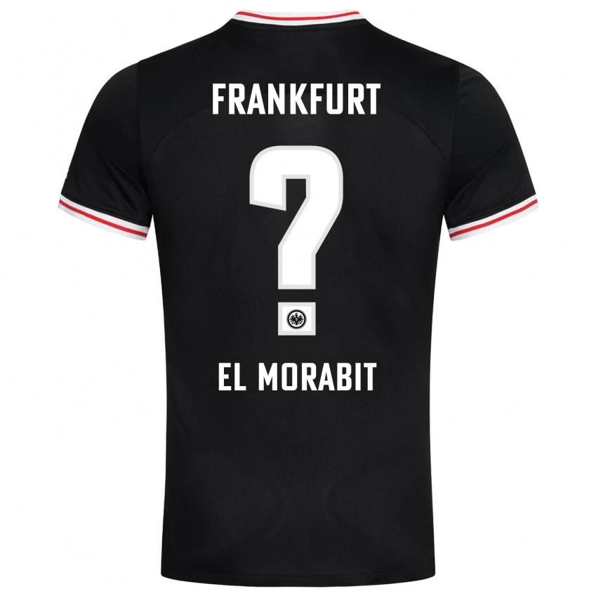 Børn Anas El Morabit #0 Sort Udebane Spillertrøjer 2023/24 Trøje T-Shirt