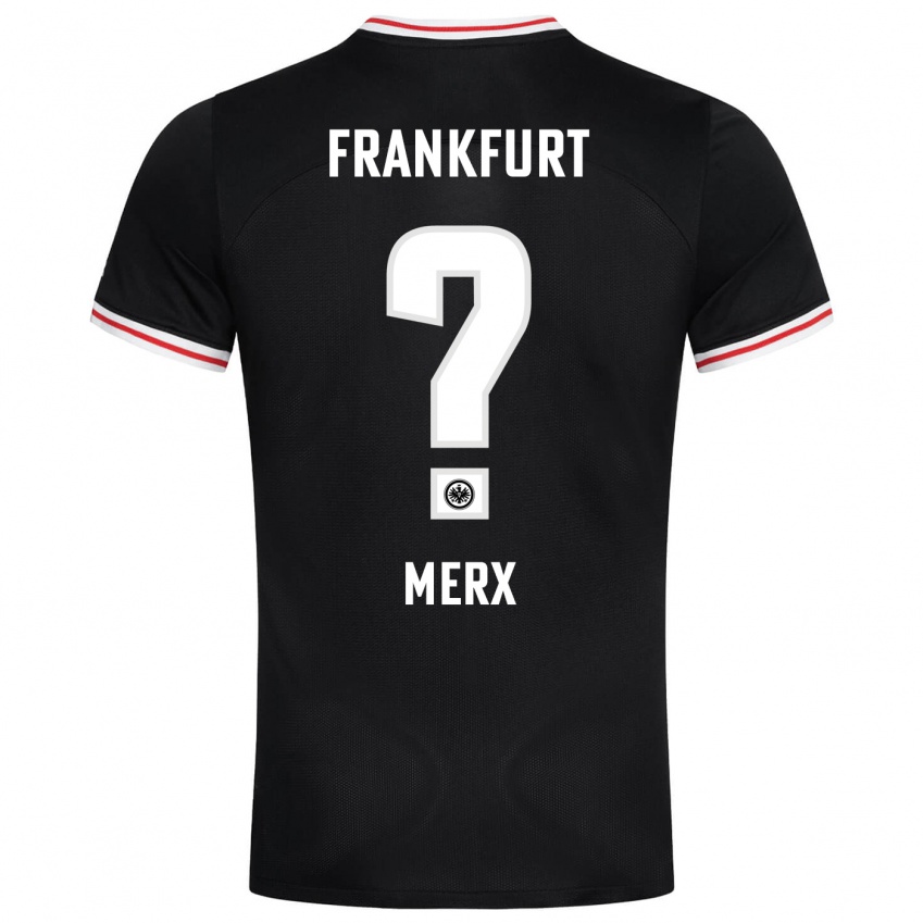 Børn Manolo Merx #0 Sort Udebane Spillertrøjer 2023/24 Trøje T-Shirt