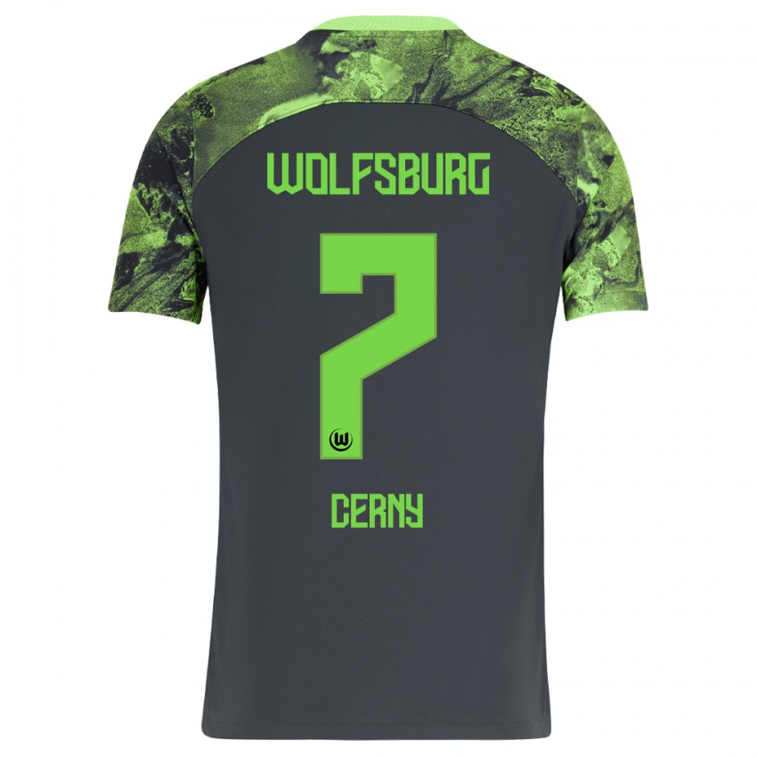 Børn Vaclav Cerny #7 Mørkegrå Udebane Spillertrøjer 2023/24 Trøje T-Shirt