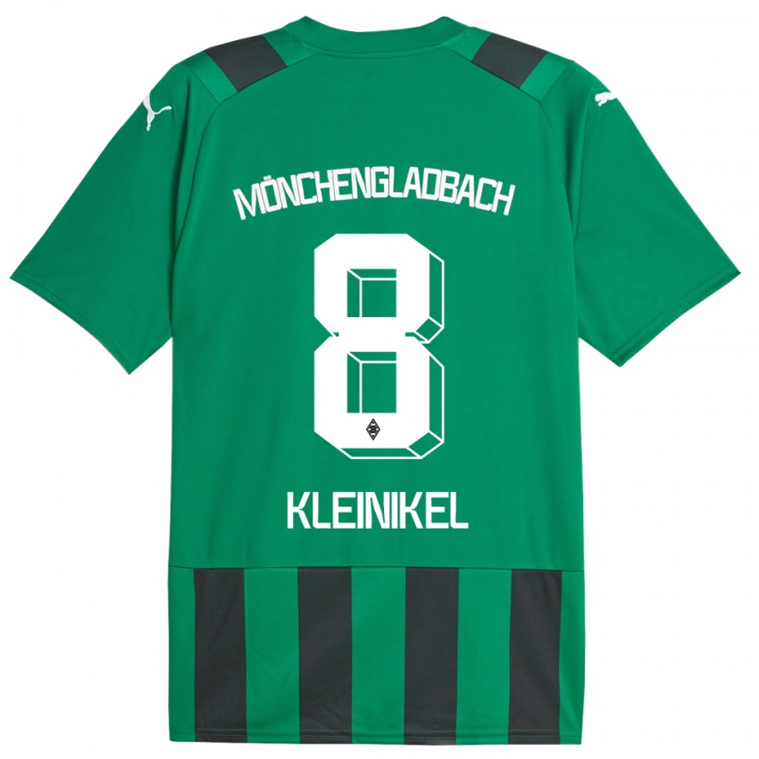 Børn Nadja Kleinikel #8 Sort Grøn Udebane Spillertrøjer 2023/24 Trøje T-Shirt
