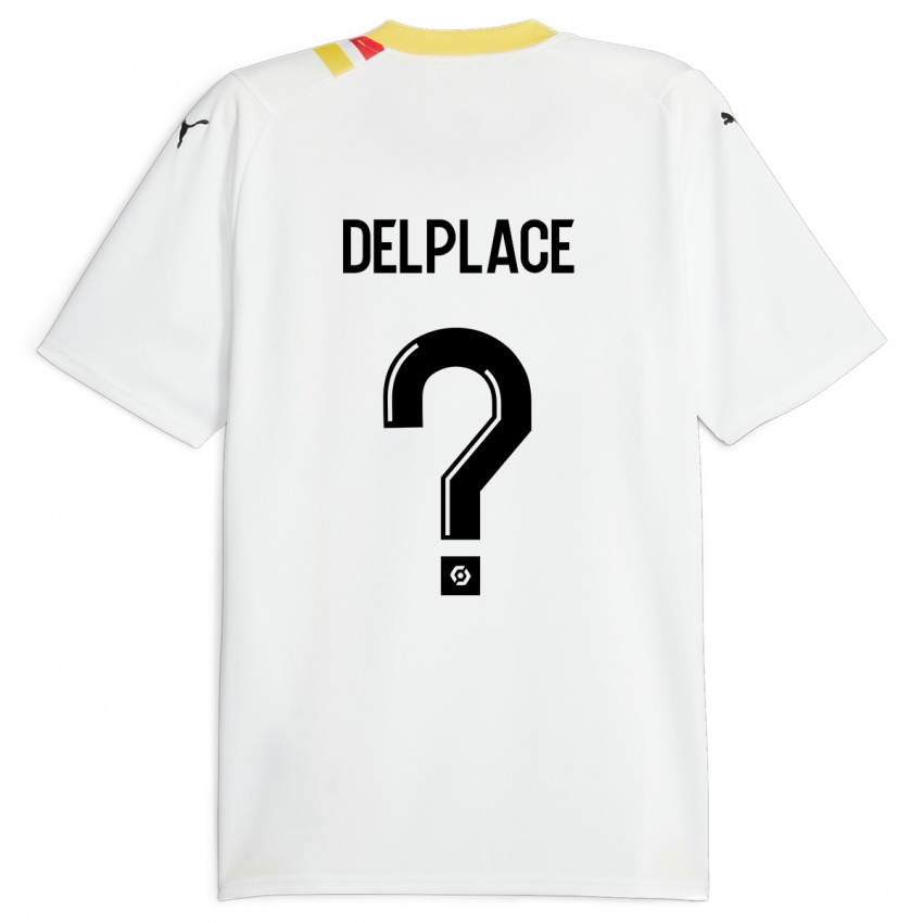 Børn Adam Delplace #0 Sort Udebane Spillertrøjer 2023/24 Trøje T-Shirt