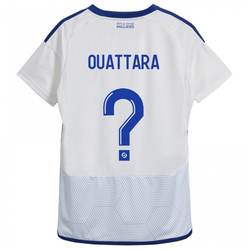 Børn Abdoul Ouattara #0 Hvid Udebane Spillertrøjer 2023/24 Trøje T-Shirt