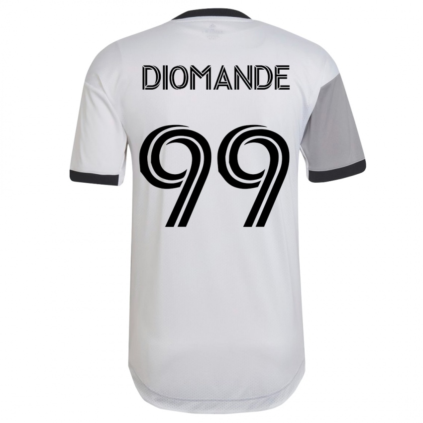 Børn Adama Diomande #99 Hvid Udebane Spillertrøjer 2023/24 Trøje T-Shirt