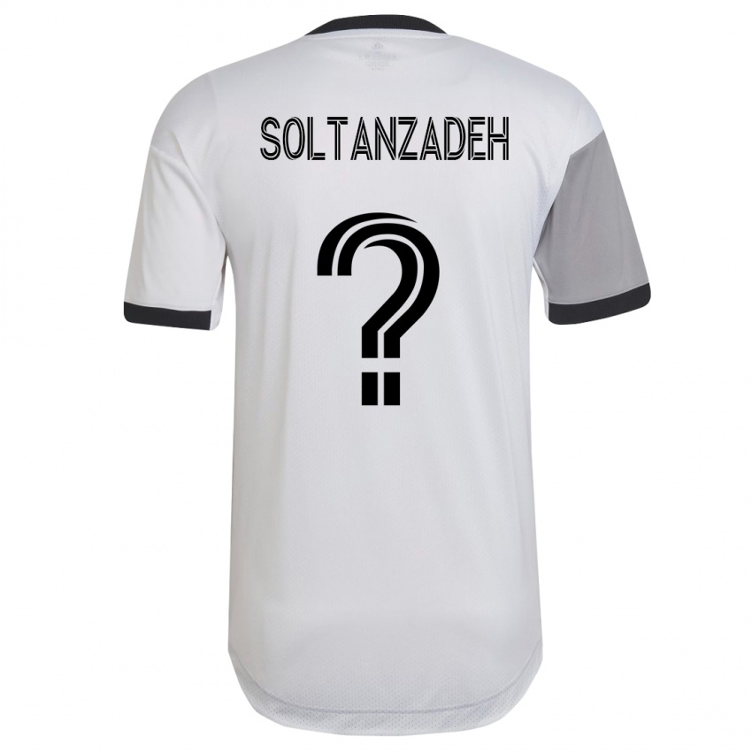 Børn Shayan Soltanzadeh #0 Hvid Udebane Spillertrøjer 2023/24 Trøje T-Shirt