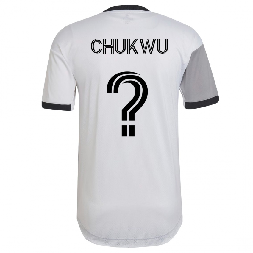 Børn Richard Chukwu #0 Hvid Udebane Spillertrøjer 2023/24 Trøje T-Shirt
