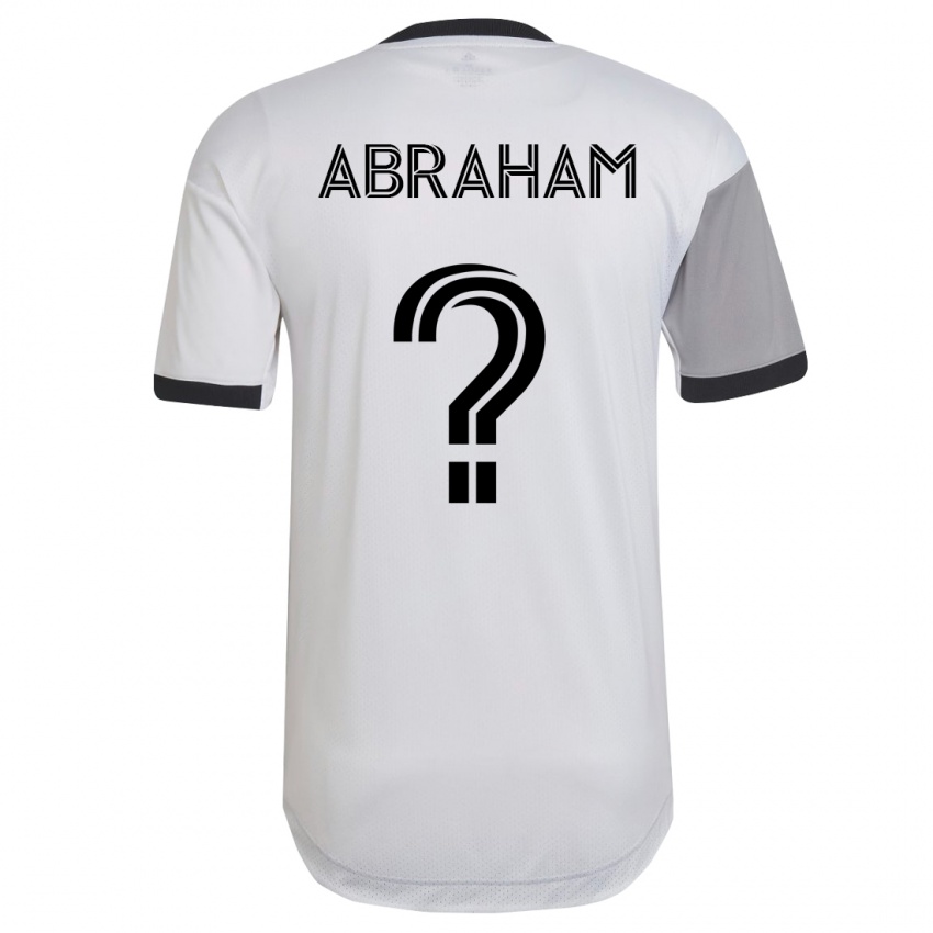 Børn Nathaniel Abraham #0 Hvid Udebane Spillertrøjer 2023/24 Trøje T-Shirt