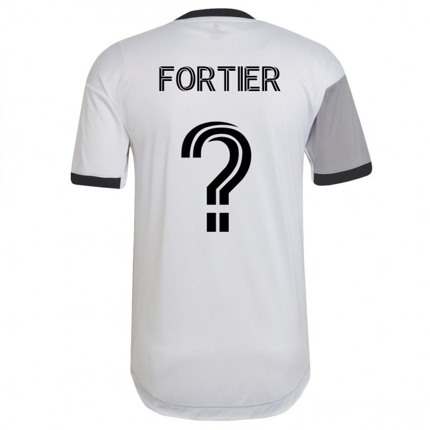 Børn Tim Fortier #0 Hvid Udebane Spillertrøjer 2023/24 Trøje T-Shirt