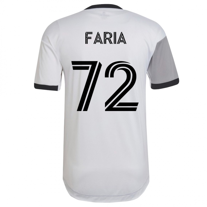 Børn Jordan Faria #72 Hvid Udebane Spillertrøjer 2023/24 Trøje T-Shirt