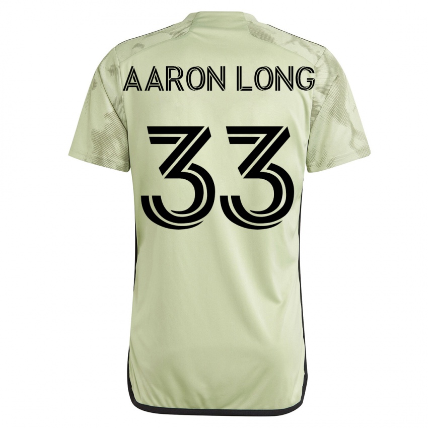Børn Aaron Long #33 Grøn Udebane Spillertrøjer 2023/24 Trøje T-Shirt