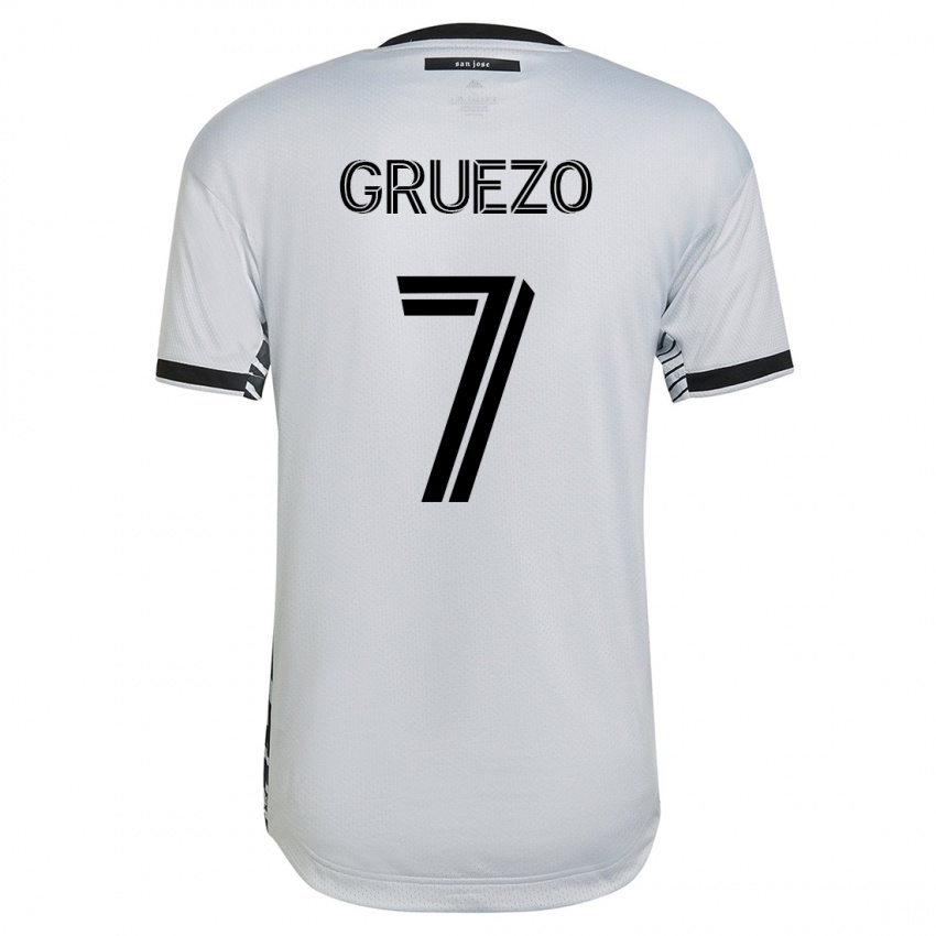Børn Carlos Gruezo #7 Hvid Udebane Spillertrøjer 2023/24 Trøje T-Shirt