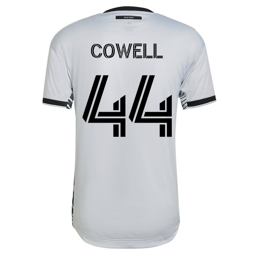 Børn Cade Cowell #44 Hvid Udebane Spillertrøjer 2023/24 Trøje T-Shirt