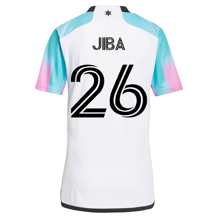 Børn Ryen Jiba #26 Hvid Udebane Spillertrøjer 2023/24 Trøje T-Shirt