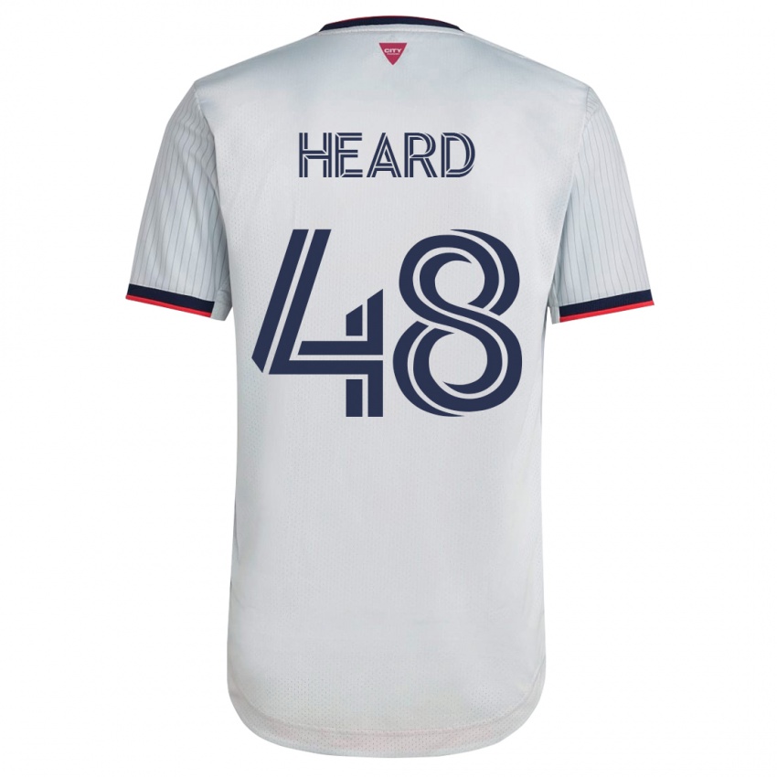 Børn Aaron Heard #48 Hvid Udebane Spillertrøjer 2023/24 Trøje T-Shirt