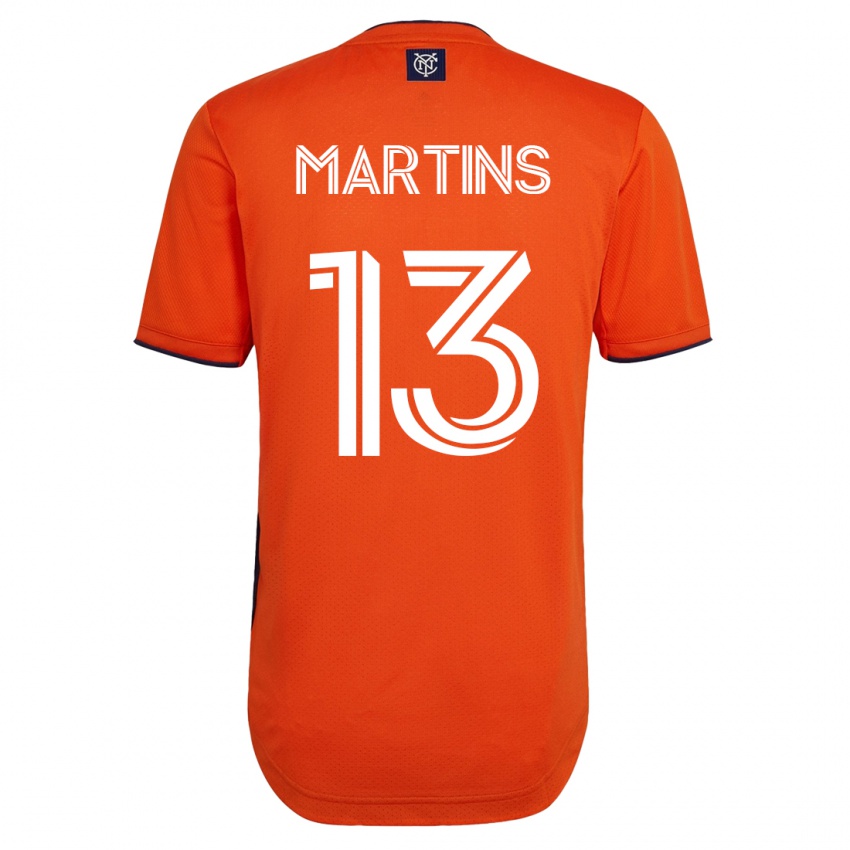 Børn Thiago Martins #13 Sort Udebane Spillertrøjer 2023/24 Trøje T-Shirt