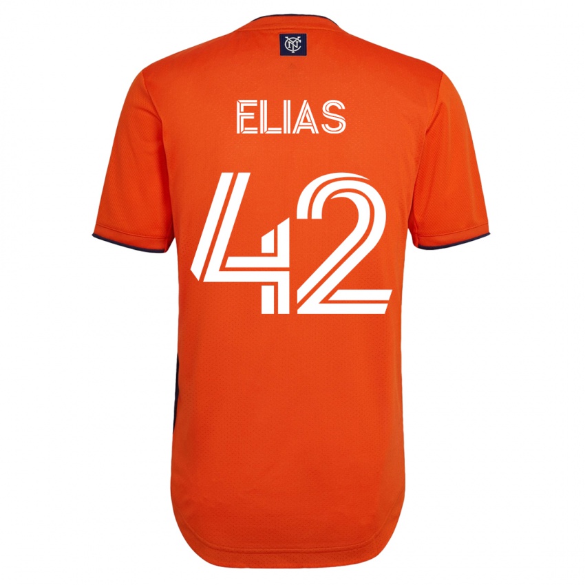 Børn Piero Elias #42 Sort Udebane Spillertrøjer 2023/24 Trøje T-Shirt
