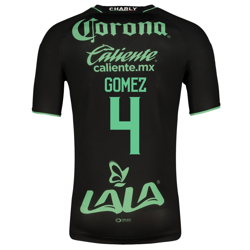 Børn Alejandro Gómez #4 Sort Udebane Spillertrøjer 2023/24 Trøje T-Shirt