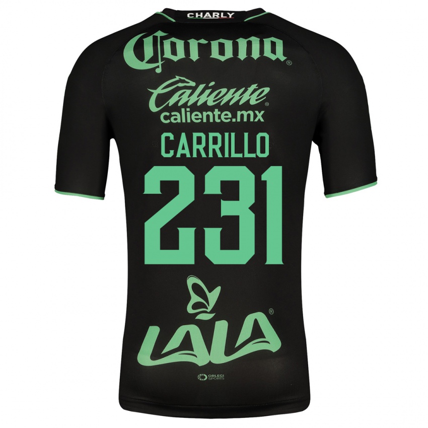 Børn Ángel Carrillo #231 Sort Udebane Spillertrøjer 2023/24 Trøje T-Shirt